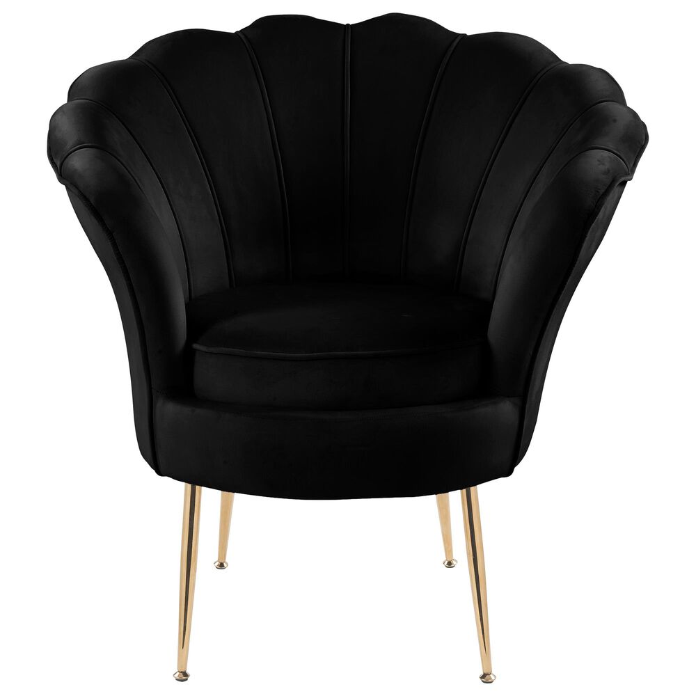 Lilola Home Angelina Accent Chair in Black, , large
