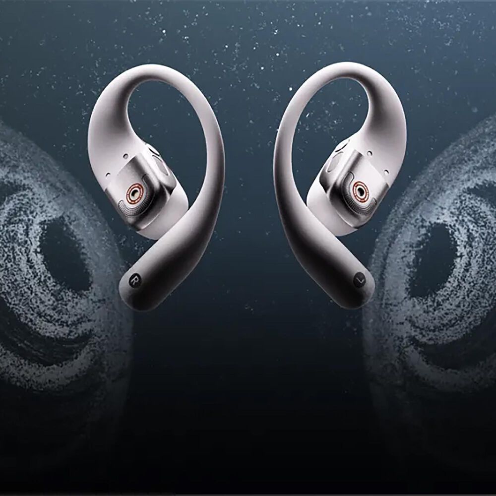 Shokz OpenFit 2 Plus True Wireless Earbuds in Gray, , large