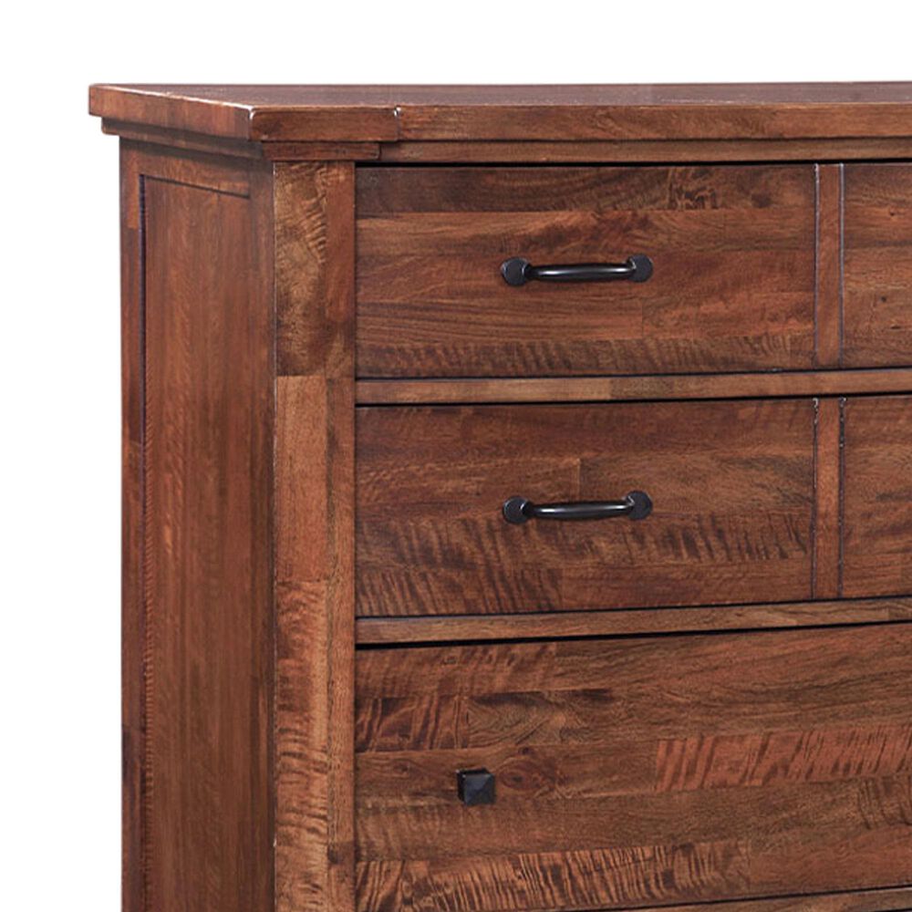 Napa Furniture Design Whistler Retreat 5-Drawer Chest in Dark Mango, , large