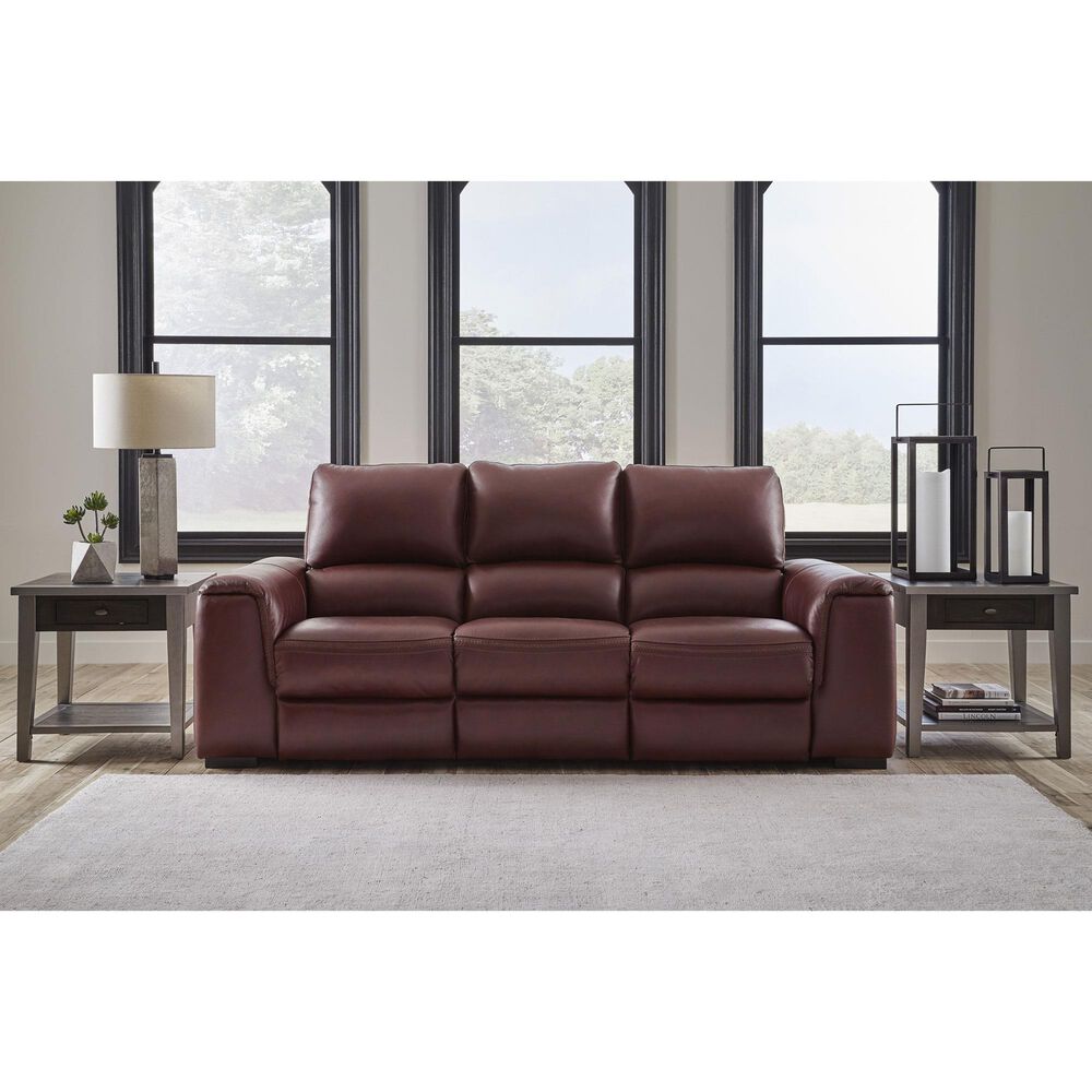 Ashley Alessandro Power Reclining Sofa in Garnet, , large