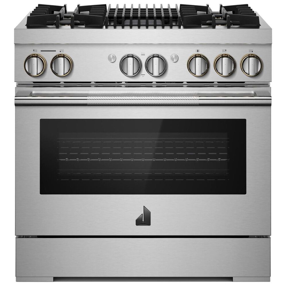 Jenn-Air Rise 36" Professional Range with Gas Grill in Stainless Steel, , large