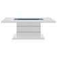 Global Furniture USA Monoco Pedestal Dining Table and 4 Dining Chairs in White, , large