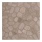 MS International Pebbles White Oak 12" x 12" Natural Stone Mosaic Sheet, , large