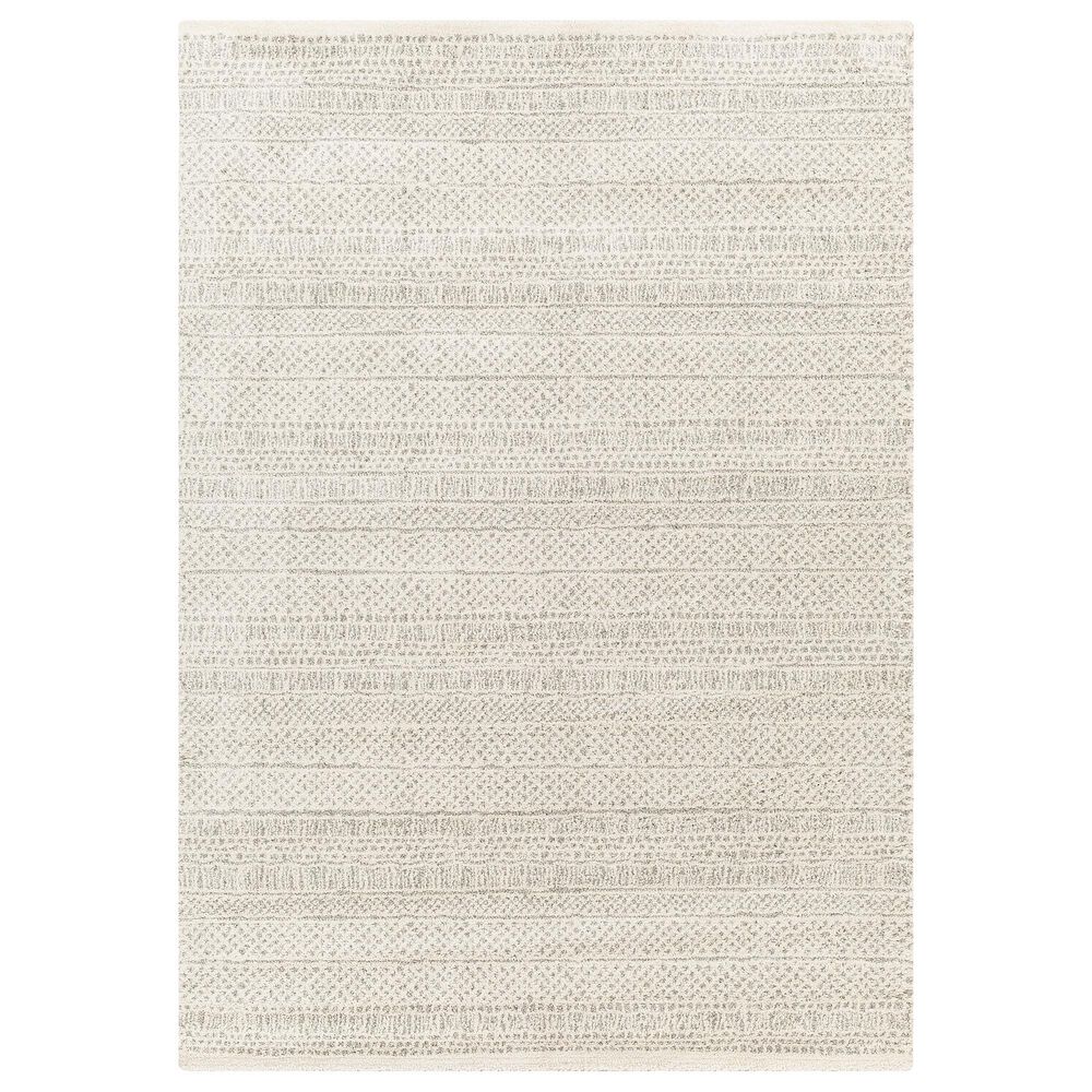Surya Gavic 7"10" x 10" Medium Gray and Ivory Area Rug, , large