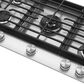 KitchenAid 36" Gas Cooktop with Backlit Knobs and Griddle in Stainless Steel, , large