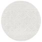 Safavieh Tulum 6"7" Round Ivory and Light Grey Area Rug, , large