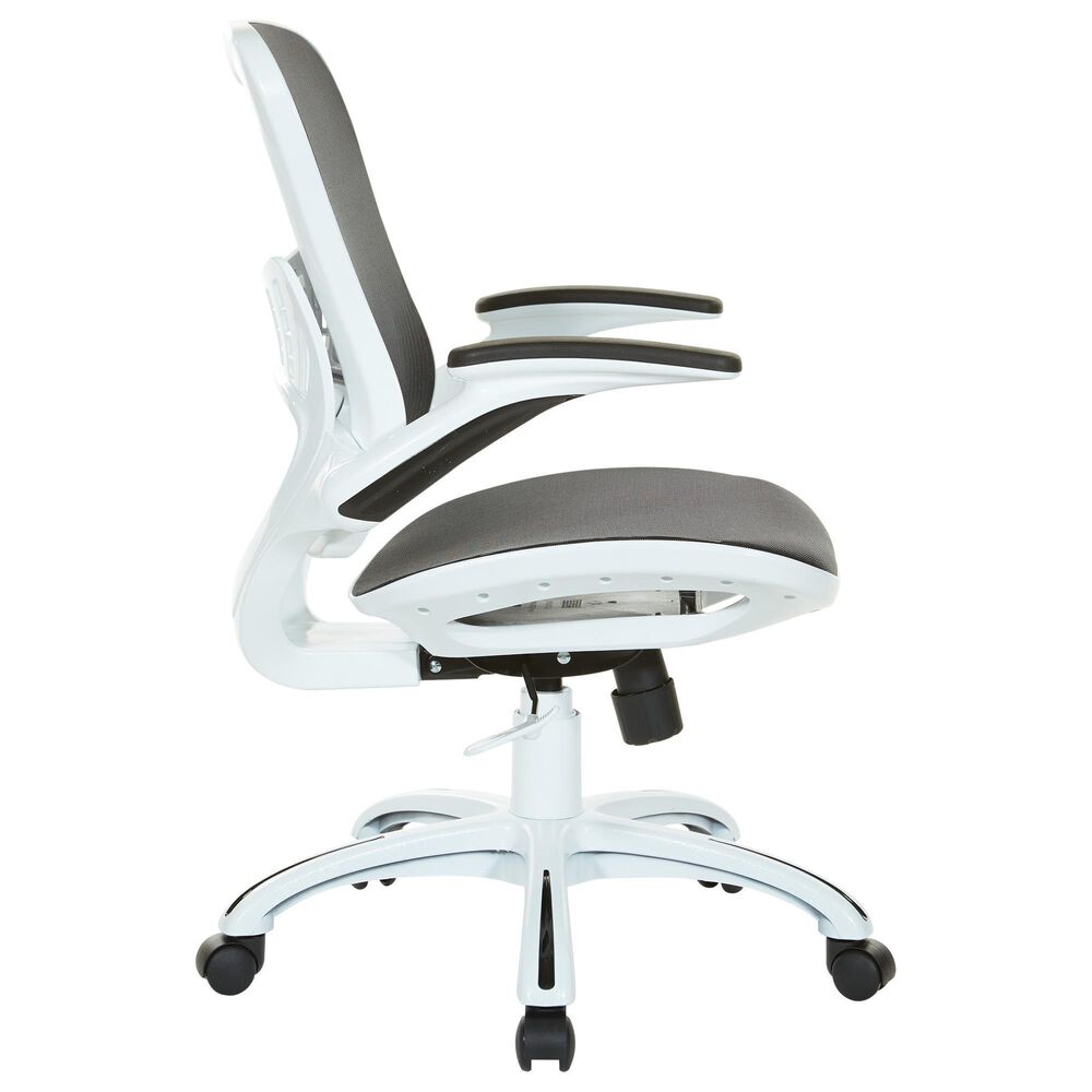 OSP Home Riley Mesh Back Office Chair in Black, , large