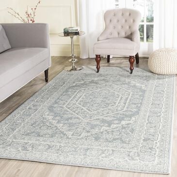 Safavieh Adirondack ADR108T-10 10" x 14" Slate/Ivory Area Rug, , large
