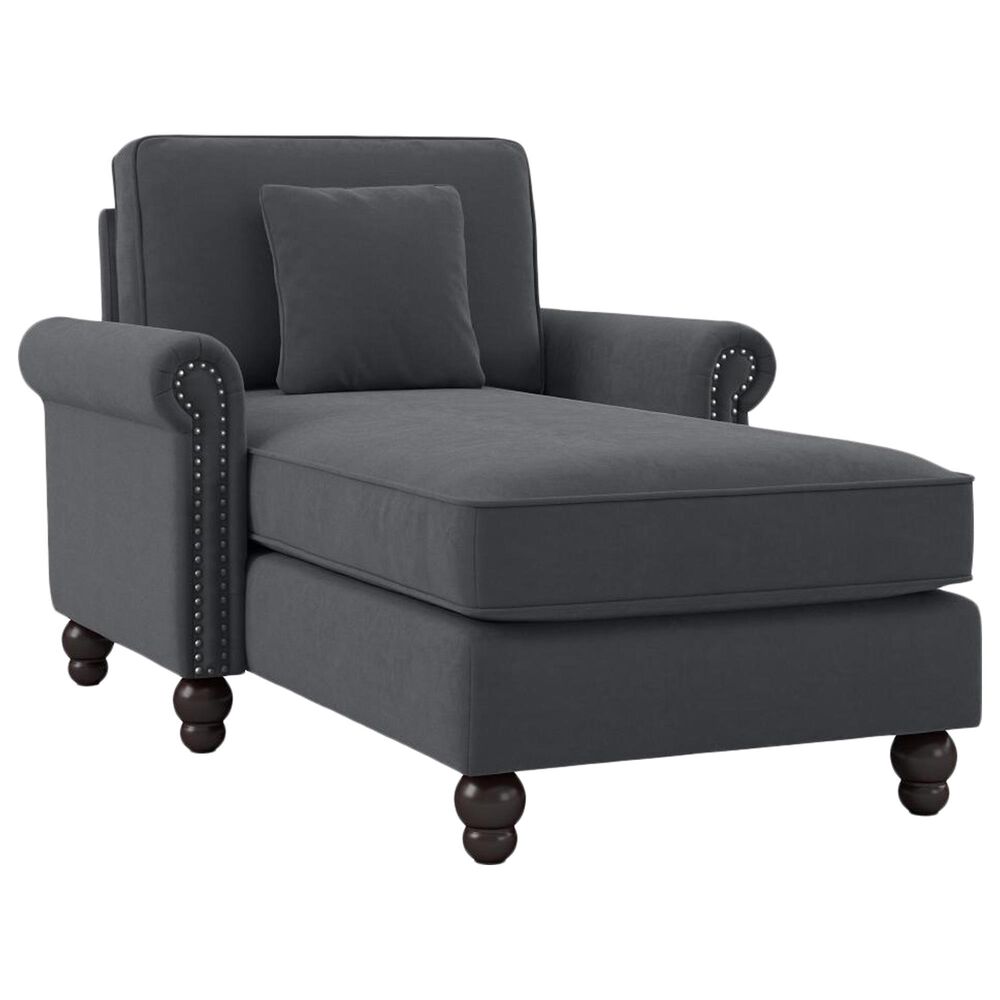 Bush Coventry Chaise Lounge in Dark Gray NFM