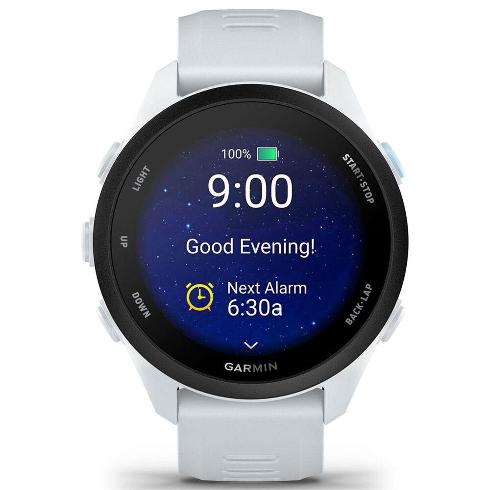Garmin Forerunner 70 Smartwatch 42mm with Silicone Band in Whitestone, , large