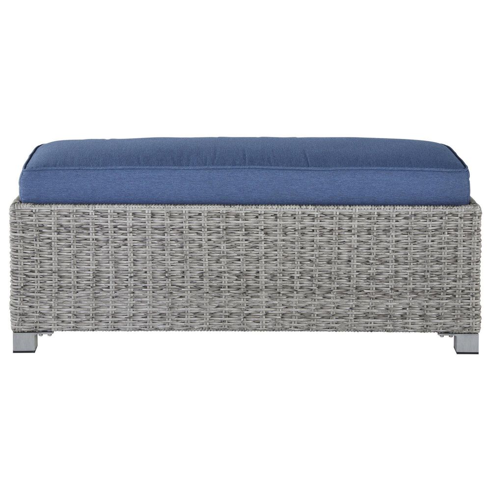 Ashley Naples Beach Patio Bench in Light Gray, , large