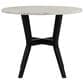 Titanic Furniture Ariana 5-Piece Round Dining Set in White and Black, , large