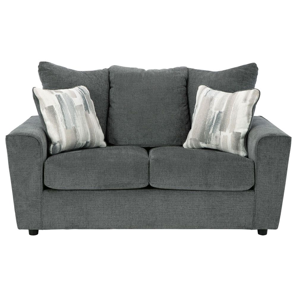 Ashley Stairatt Stationary Loveseat in Gravel, , large
