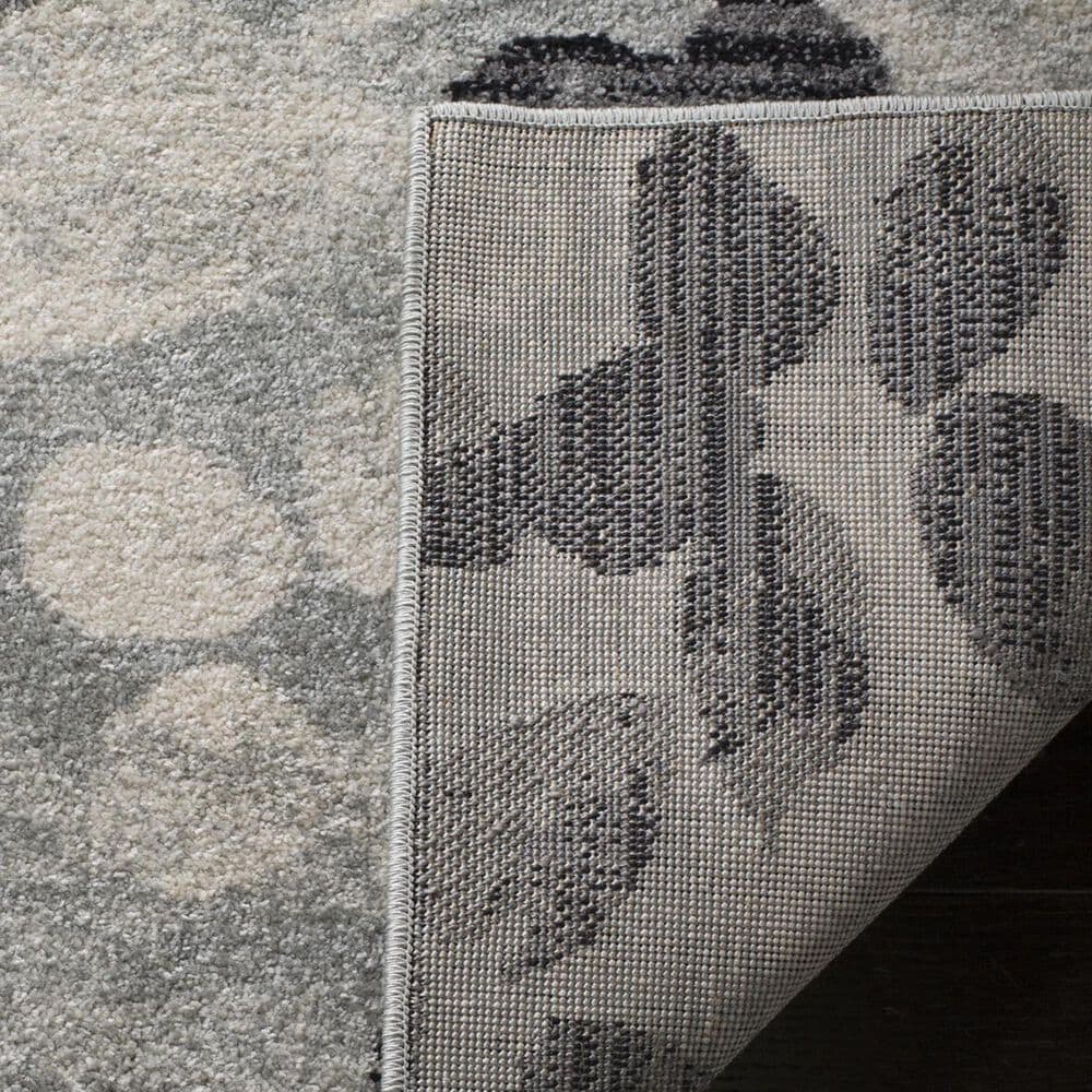 Safavieh Evoke EVK236R-4 4&#39; x 6&#39; Grey/Black Area Rug, , large