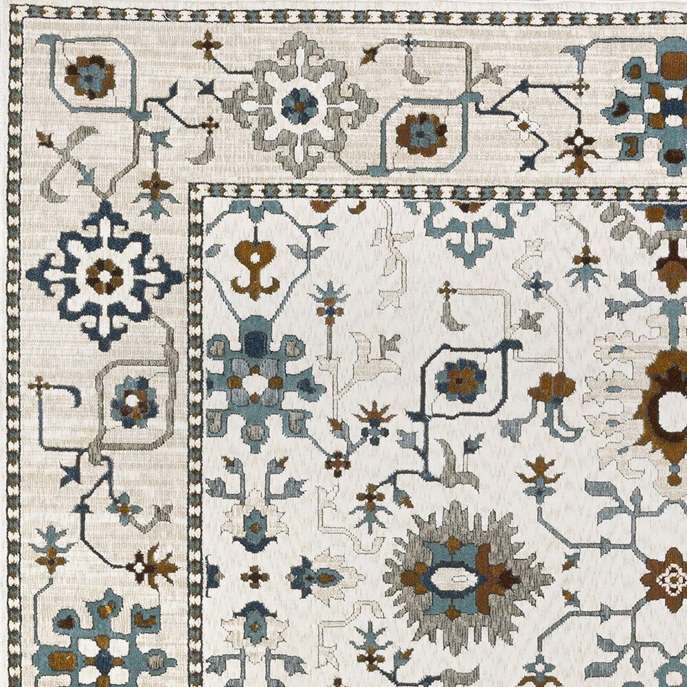 Oriental Weavers Ellington 9&#39;10&quot; x 12&#39;10&quot; Blue and Ivory Area Rug, , large
