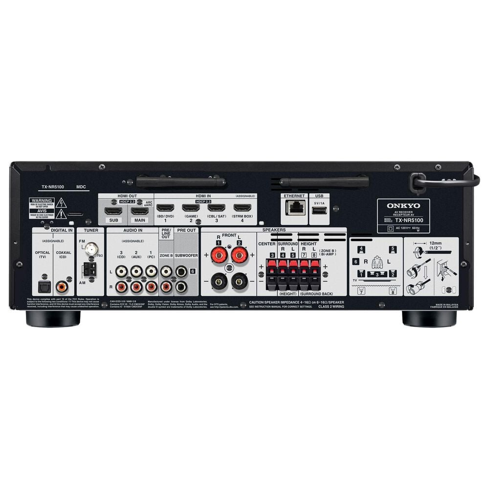 Onkyo Home Theater System Featuring Klipsch Speakers in Black and Ebony, , large