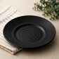 LeadingWare Melamine 10 7/8" Round Plate in Black Satin, , large