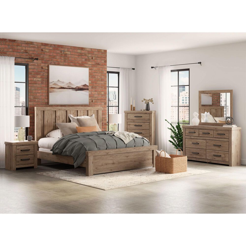 Ashley 5-PIECE KING PANEL BEDROOM SET, , large