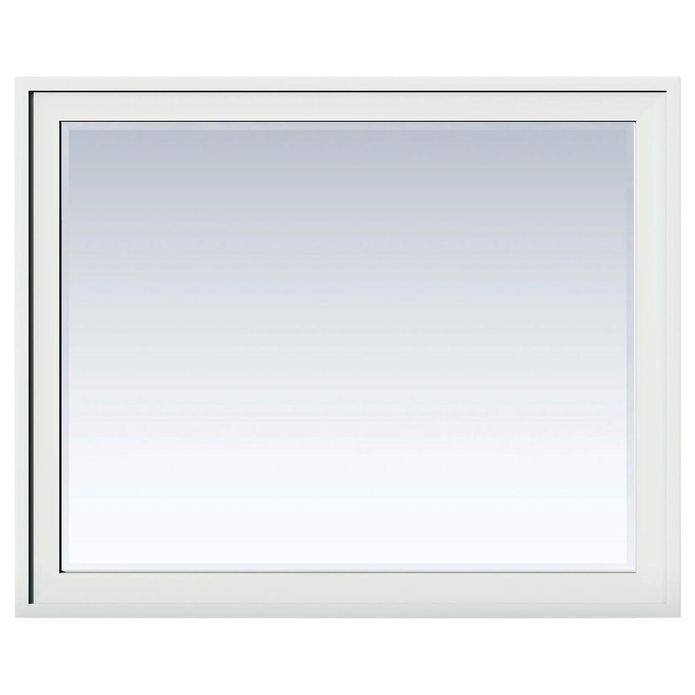 James Martin Vanities Addison 48" Rectangular Bathroom Mirror in Glossy White, , large