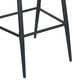 Hearth and Haven 30" Outdoor Barstool with Teak Frame in Light Gray (Set of 2), , large