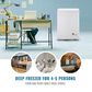 HOMLUX 4 Cu. Ft. 21" Chest Freezer with 2 Removable Baskets in White, , large