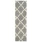 Safavieh Dallas Shag SGD257G-26 2"3" x 6" Grey/Ivory Runner, , large
