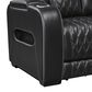 Ashley Boyington 2-Piece Power Reclining Sofa and Recliner in Black, , large