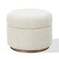 37B Upholstered Storage Ottoman in Ricotta Boucle, , large