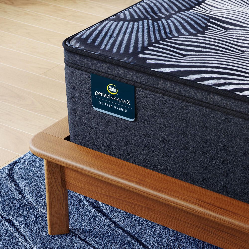 Serta Perfect Sleeper X Quilted Hybrid Max Plush Pillow Top Queen Mattress, , large