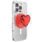PopSockets MagSafe Circle PopGrip in Crystal Heart Rosso, , large