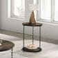 Furniture of America Linke 3-Piece Table Set in Dark Brown and Black, , large