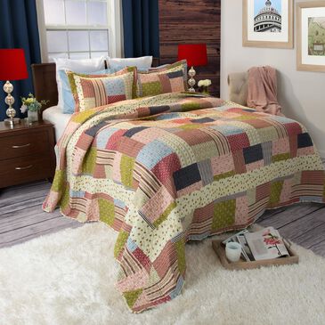 Timberlake Savannah 2 Piece Twin Quilt Set, , large