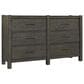 Riva Ridge Mill Creek 4 Piece Full Storage Bed Set in Carob, , large