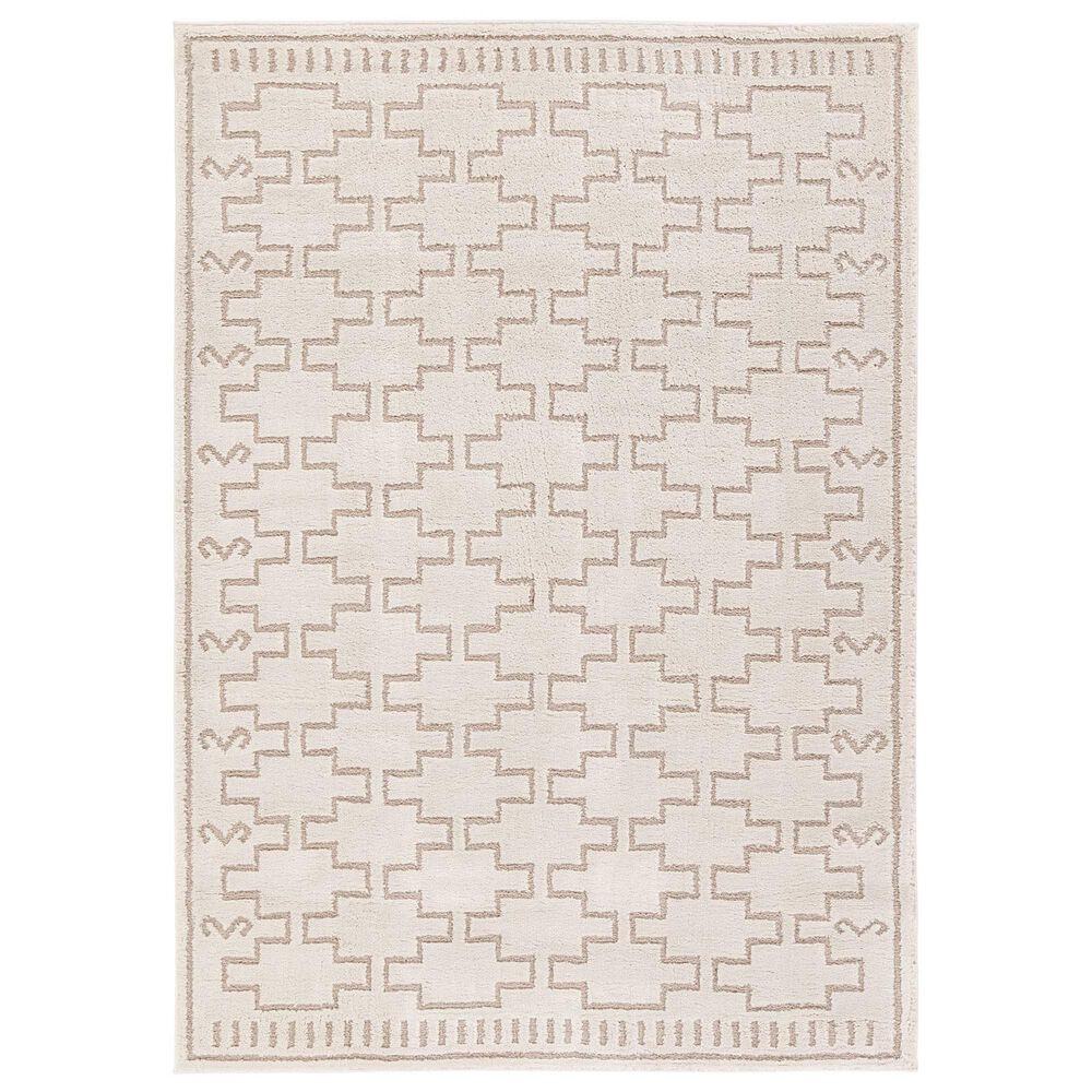 Jaipur Jaida Dawson 2"7" x 10" Gray Morn, Humus and Coconut Milk Runner, , large