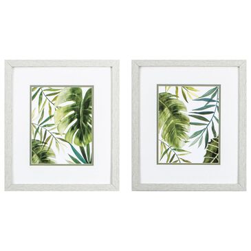 Propac "Tropical Mix" Wall Art in Green (Set of 2), , large