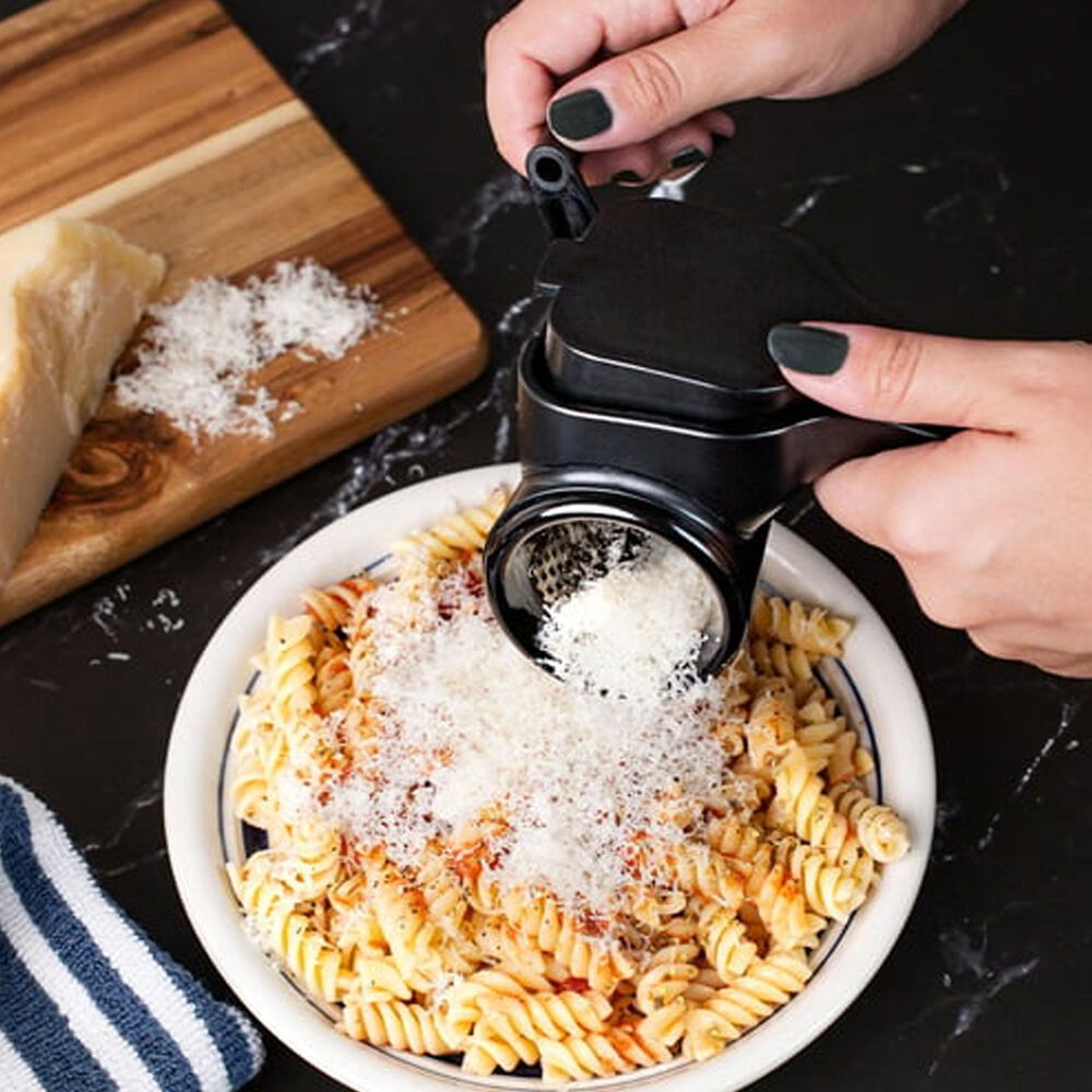 Microplane Fine Rotary Grater in Black, , large