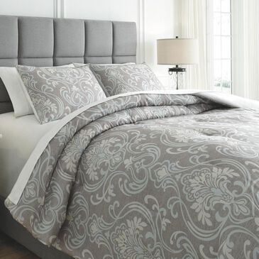 Signature Design by Ashley Noel King Comforter Set in Gray/Tan, , large