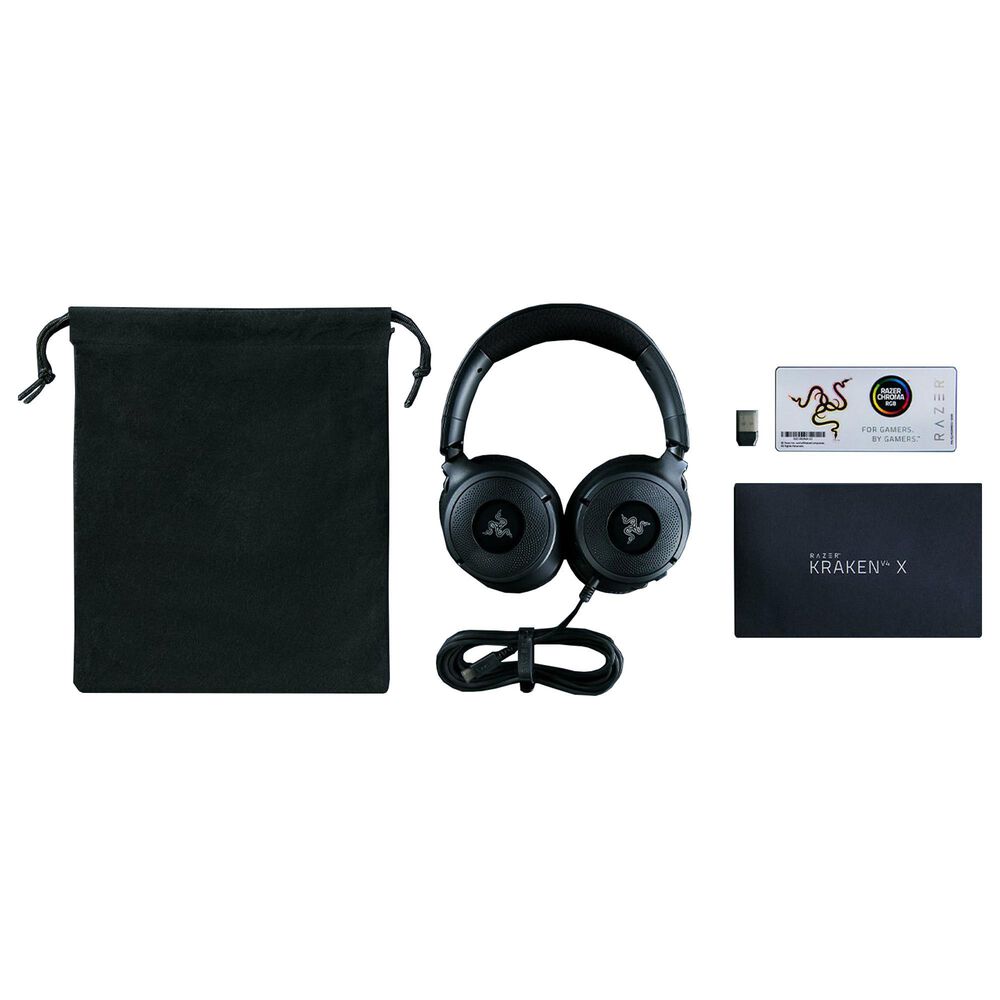 Razer Kraken V4 X Wired Gaming Headset in Black, , large