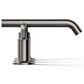 Kohler Purist Widespread Bathroom Sink Faucet with Lever Handles and Low Gooseneck Spout in Vibrant Titanium, , large