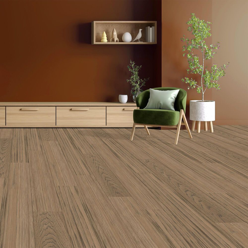 Fuzion Nordic Lights Hushed Hazel Hickory Engineered Hardwood, , large