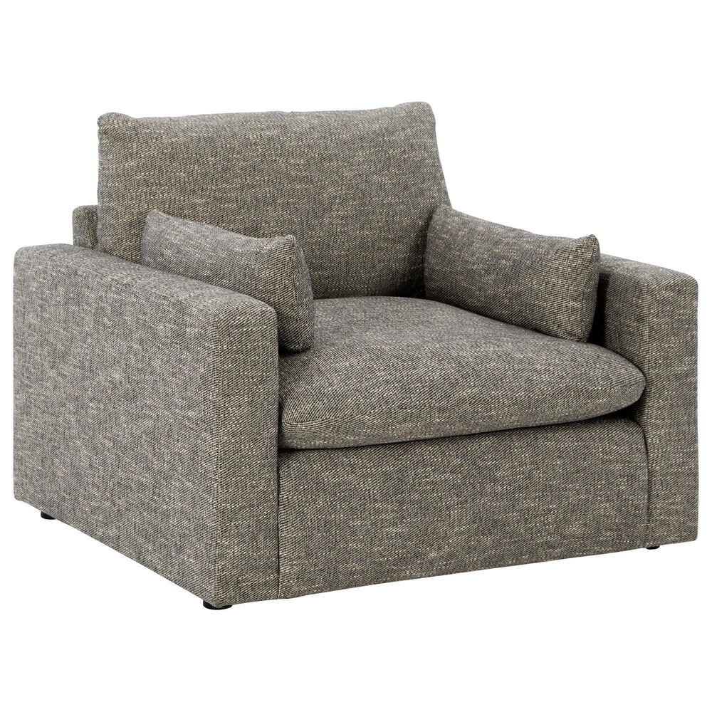 Ashley Dramatic Chair and a Half in Granite, , large