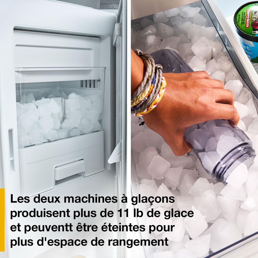 Whirlpool WRMF3736 29 Cu. Ft. French Door Refrigerator in Fingerprint-Resistant Stainless Steel, , large