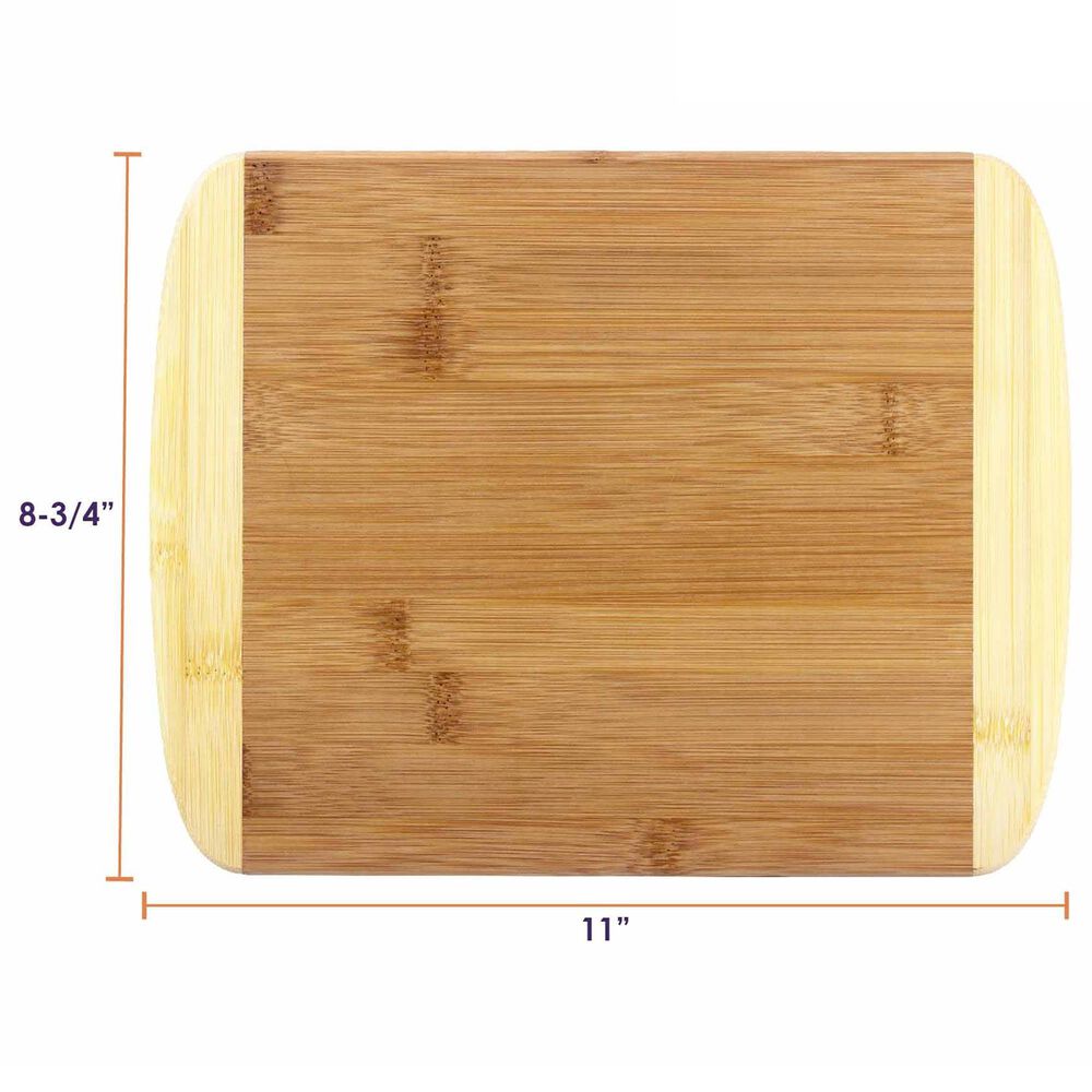Totally Bamboo 11" Cutting Board with BRK Logo in Brown, , large
