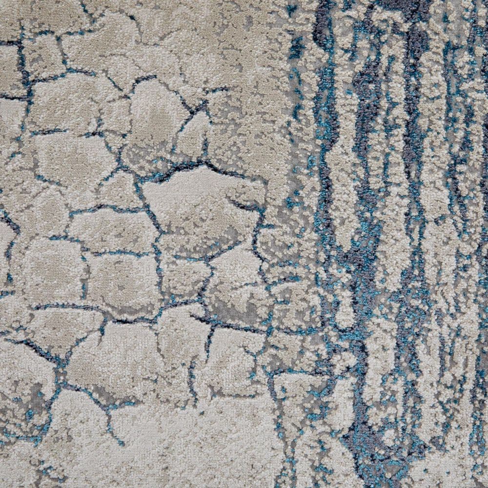 Feizy Indio 8&#39; x 10&#39; Blue and Beige Area Rug, , large