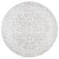 Safavieh Webster WBS324G 6"7" Round Grey and Beige Area Rug, , large