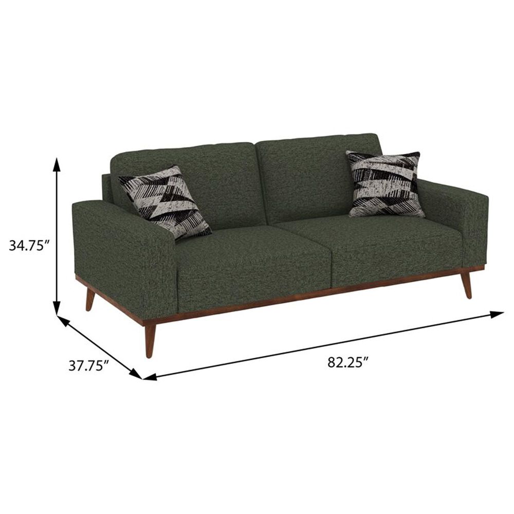 Golden Wave Furniture Heath Stationary Sofa and Loveseat Set in Olive, , large