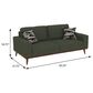 Golden Wave Furniture Heath Stationary Sofa and Loveseat Set in Olive, , large