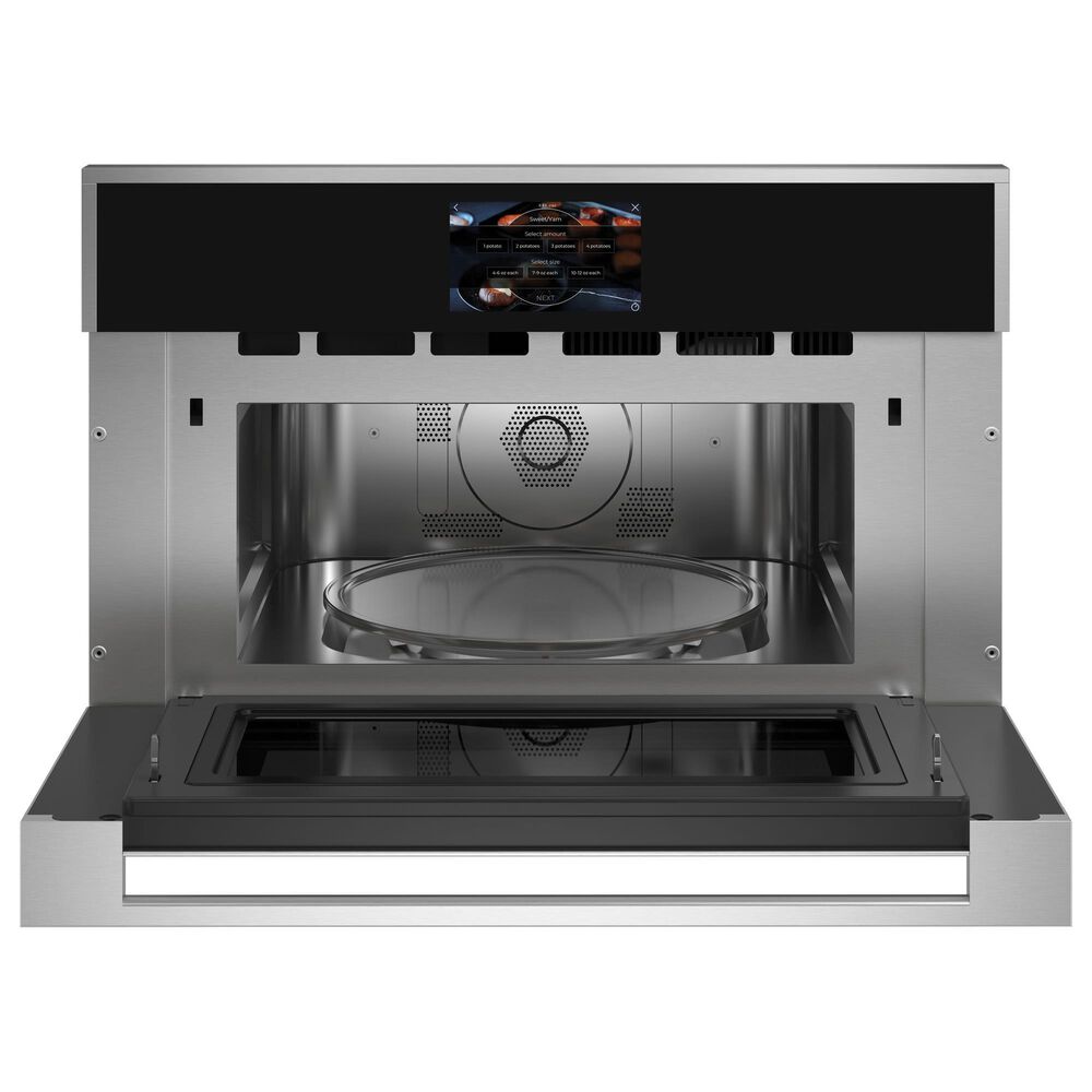 Monogram Minimalist 30&quot; Single Electric Wall Oven with 240V Advantium Technology in Stainless Steel, , large
