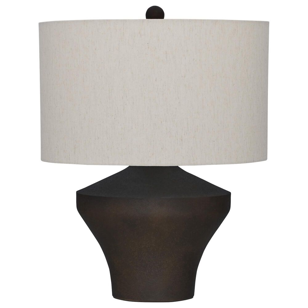 Ashley Dolanham Metal Table Lamp in Distressed Brown, , large