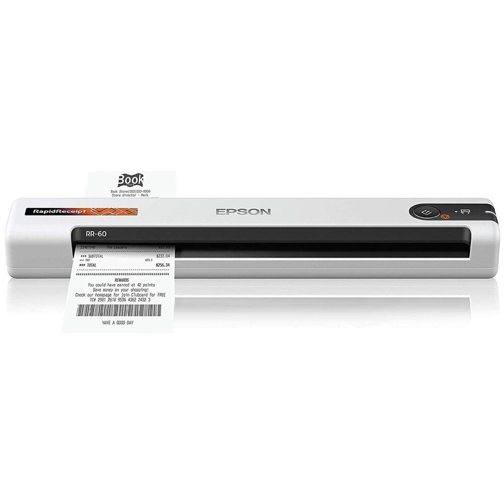 Epson RapidReceipt RR-60 Mobile Receipt and Color Document Scanner in White, , large